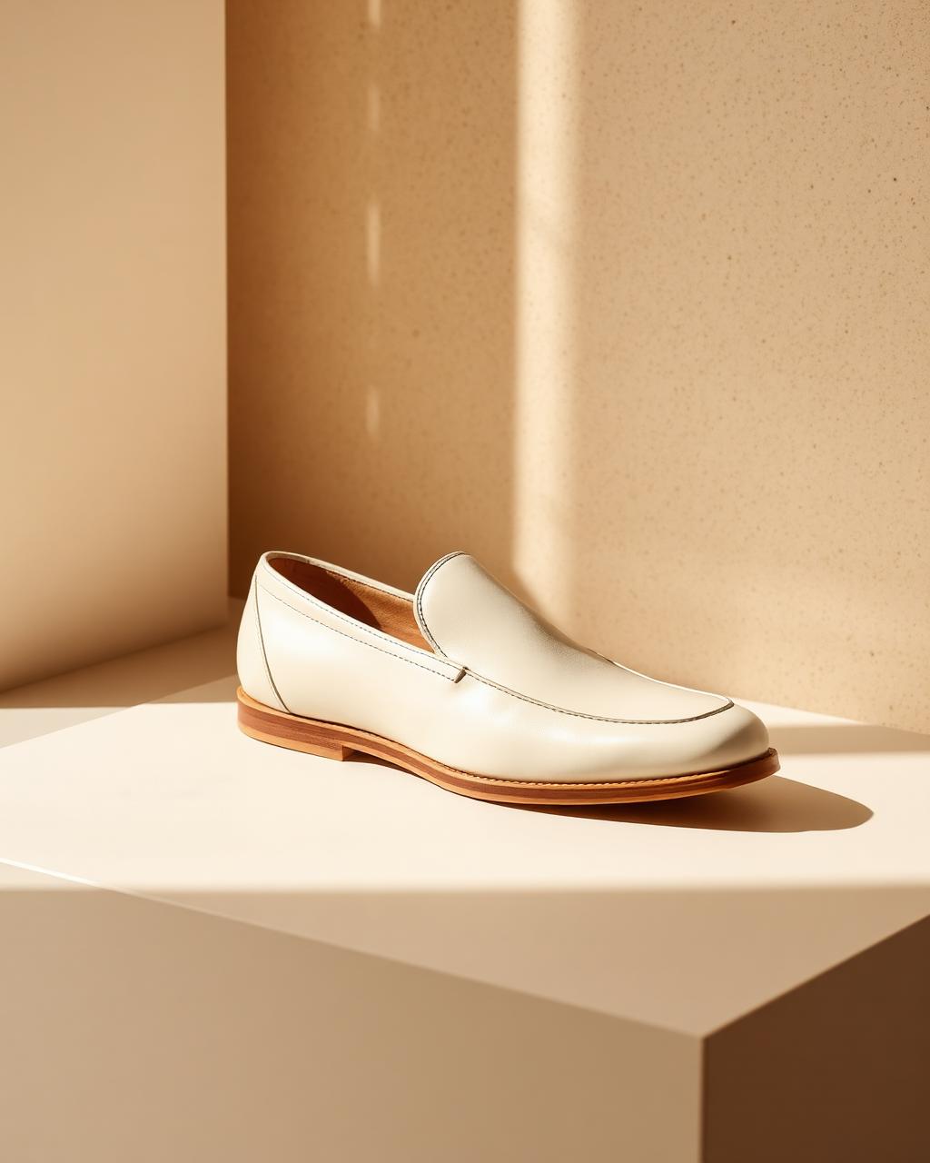 Loro Piana Summer Charms Walk in cream calfskin
